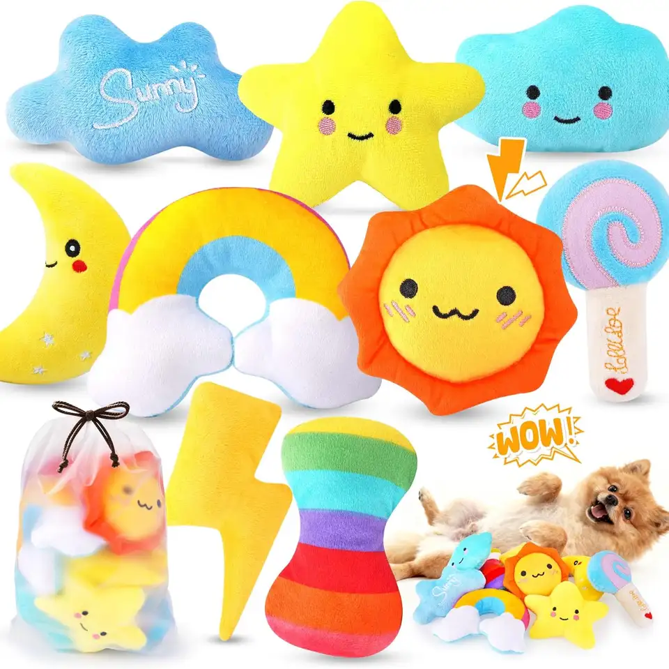 Crinkle Squeaky Toy Bundle
